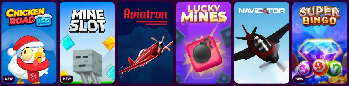 BinnaryBet Casino Jeux instantanés